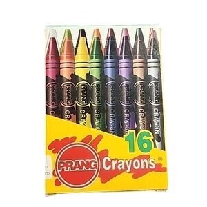 Vintage Prang 16 Crayon Set Mixed Used Condition Collectible Art Supplies
